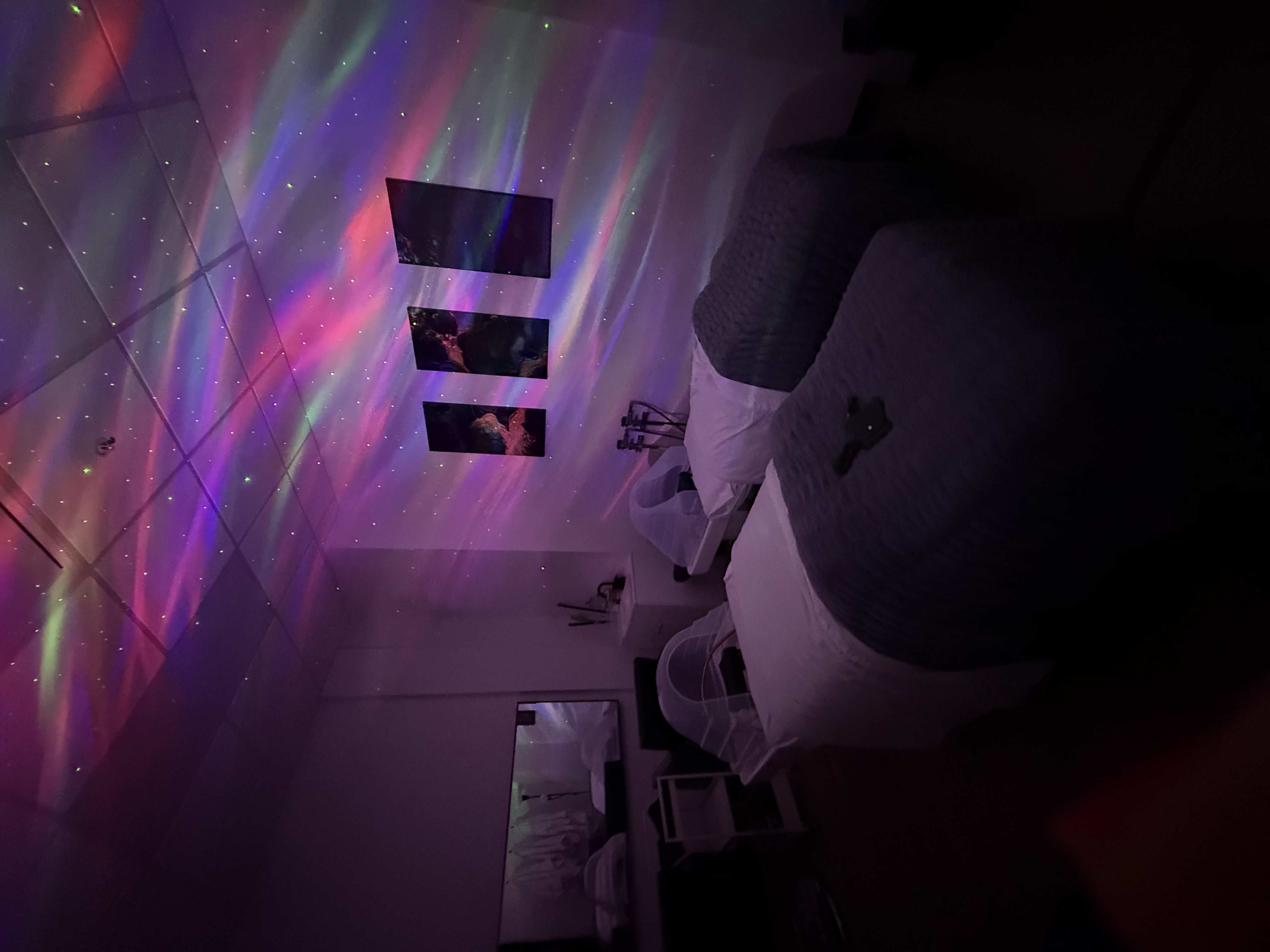 Couples treatment room with immersive light therapy